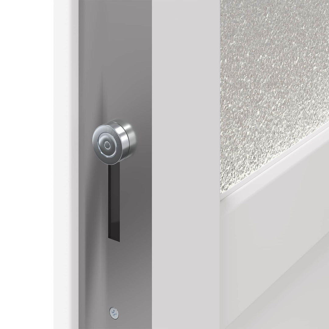 Sideskabsdør Hvid 98 x 198 cm PVC