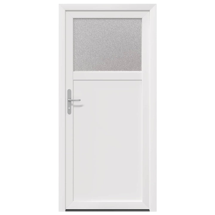 Sideskabsdør Hvid 98 x 198 cm PVC