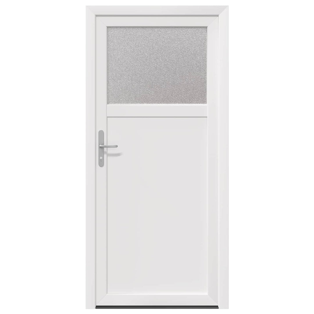 Sideskabsdør Hvid 88 x 198 cm PVC