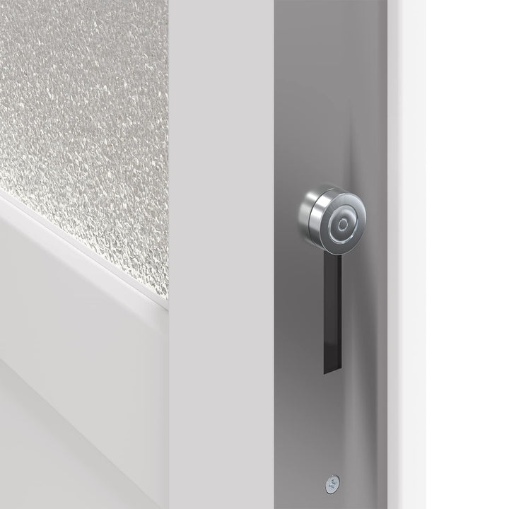 Sideskabsdør Hvid 98 x 198 cm PVC