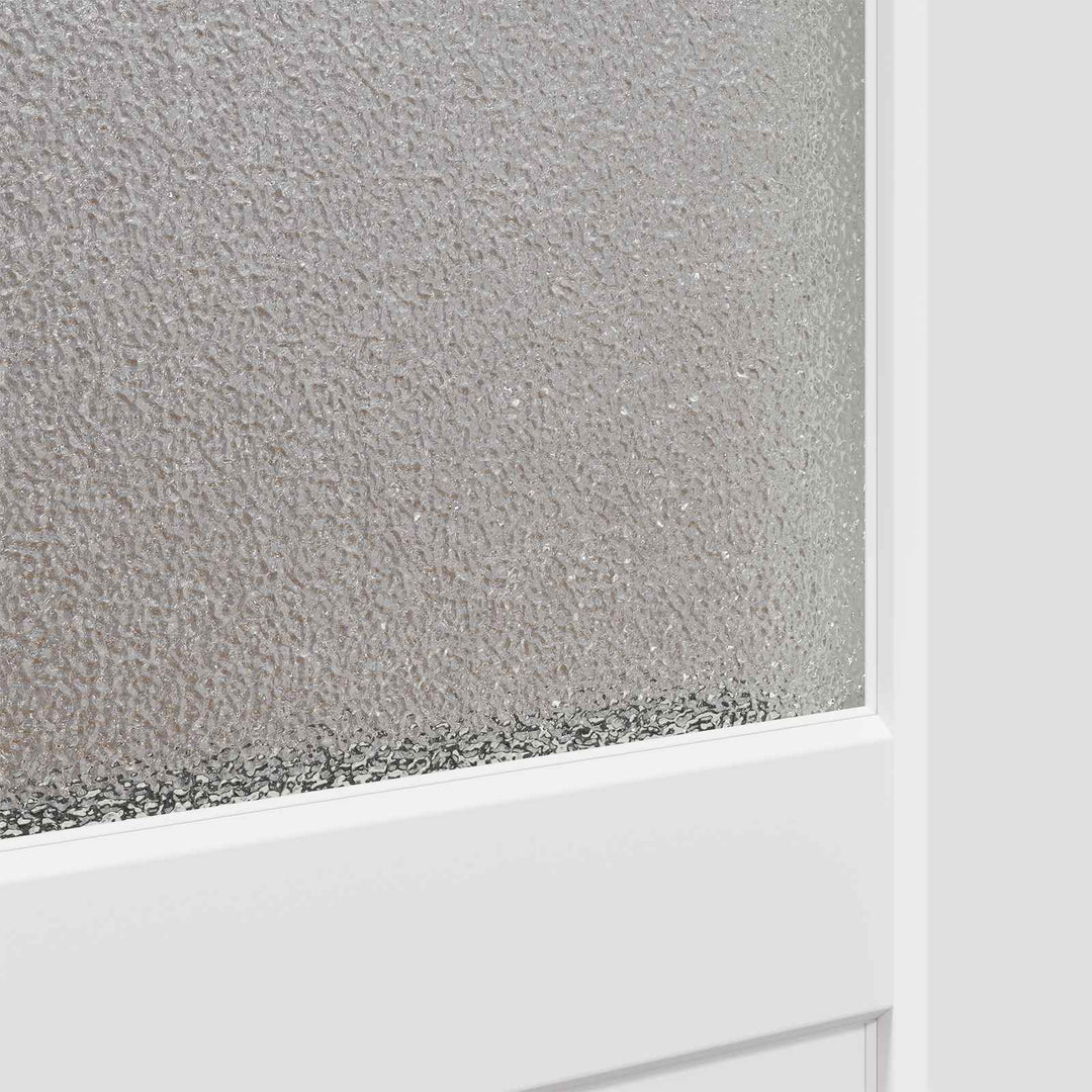 Sideskabsdør Hvid 98 x 198 cm PVC