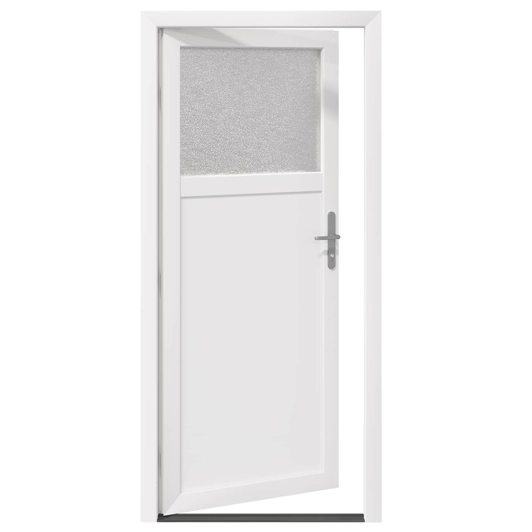 Sideskabsdør Hvid 98 x 198 cm PVC