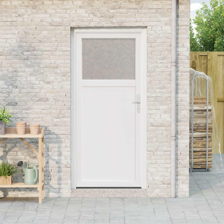 Sideskabsdør Hvid 88 x 198 cm PVC