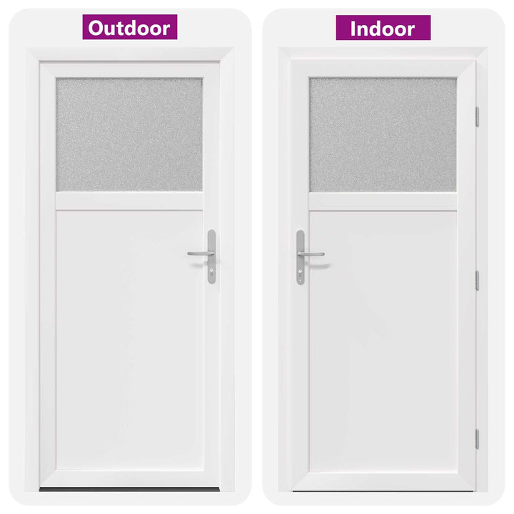 Sideskabsdør Hvid 88 x 198 cm PVC