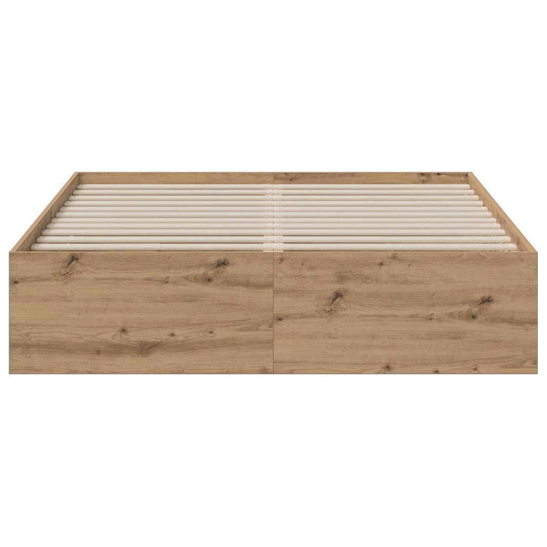 Sengestel med opbevaring Artisan-eg 150 x 200 cm