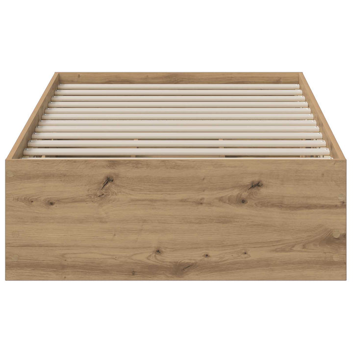 Sengestel med opbevaring Artisan-eg 90 x 200 cm Konstrueret træ