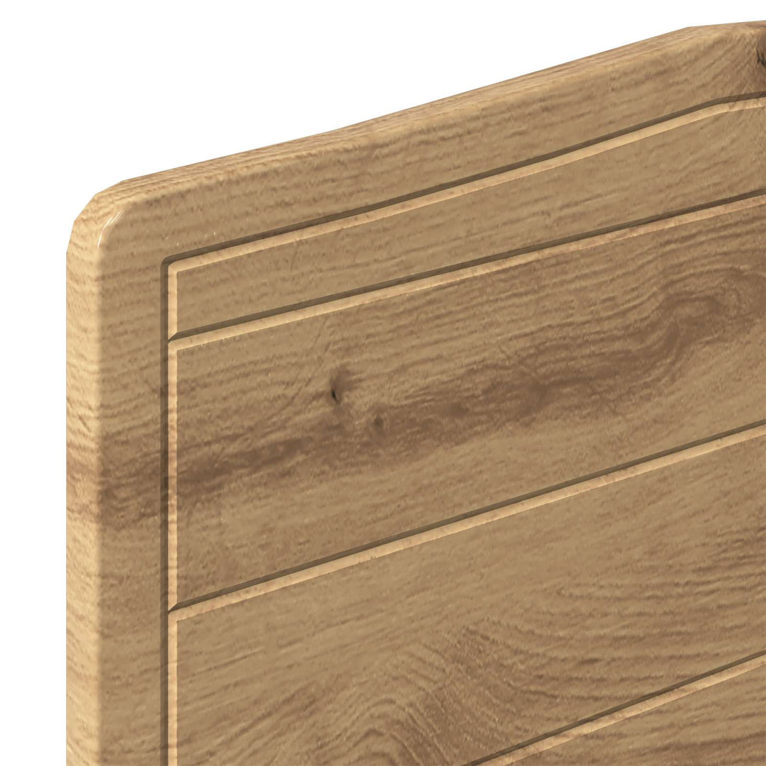 Bed Frame with Storage and Headboard Artisan Oak 180 x 200 cm