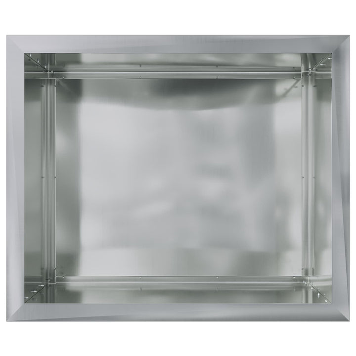 Plantekasse med LED Sølv 50 x 60 x 48 cm Galvaniseret stål