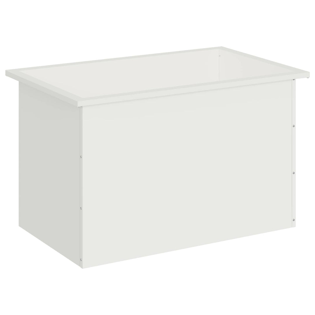 Plantekasse med LED Hvid 50 × 80 × 48 cm Stål