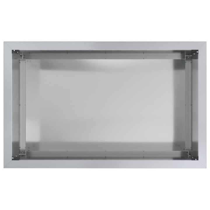 Plantekasse med LED Sølv 50 x 80 x 48 cm Galvaniseret stål