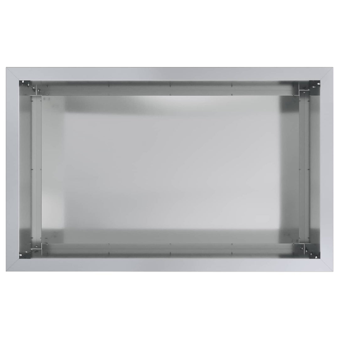 Plantekasse med LED 2 stk. Sølv 50 x 80 x 48 cm