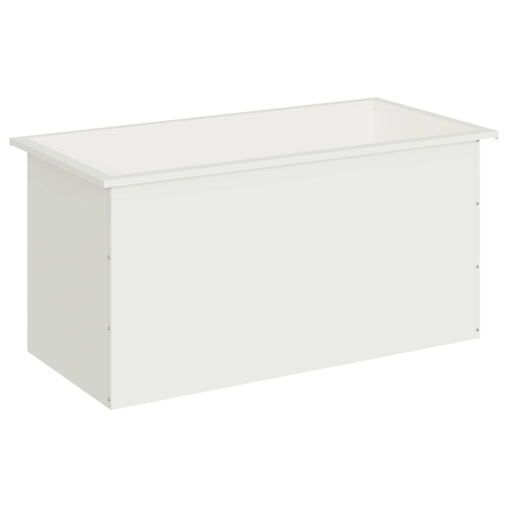Plantekasse med LED Hvid 50 × 100 × 48 cm Stål