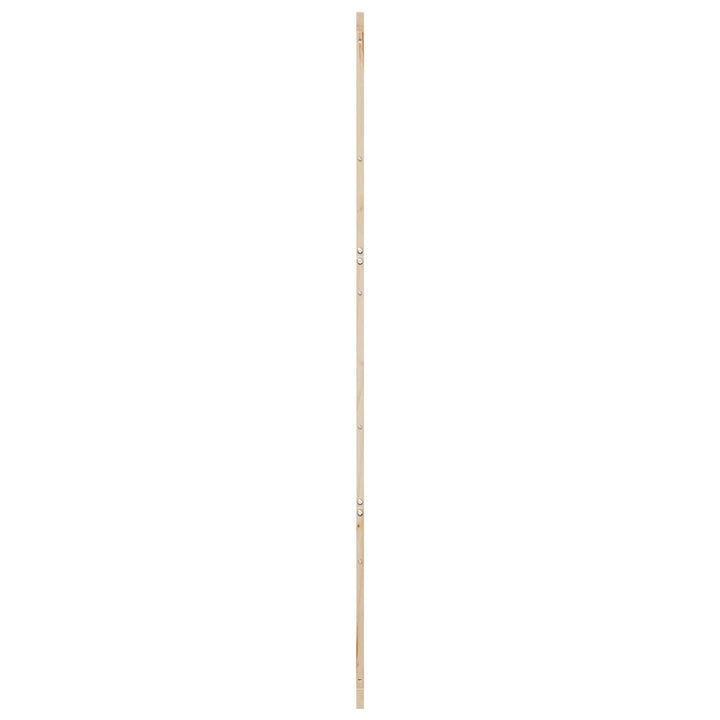 Ladedør Naturfarvet 90 x 2,5 x 208 cm Massivt fyrretræ