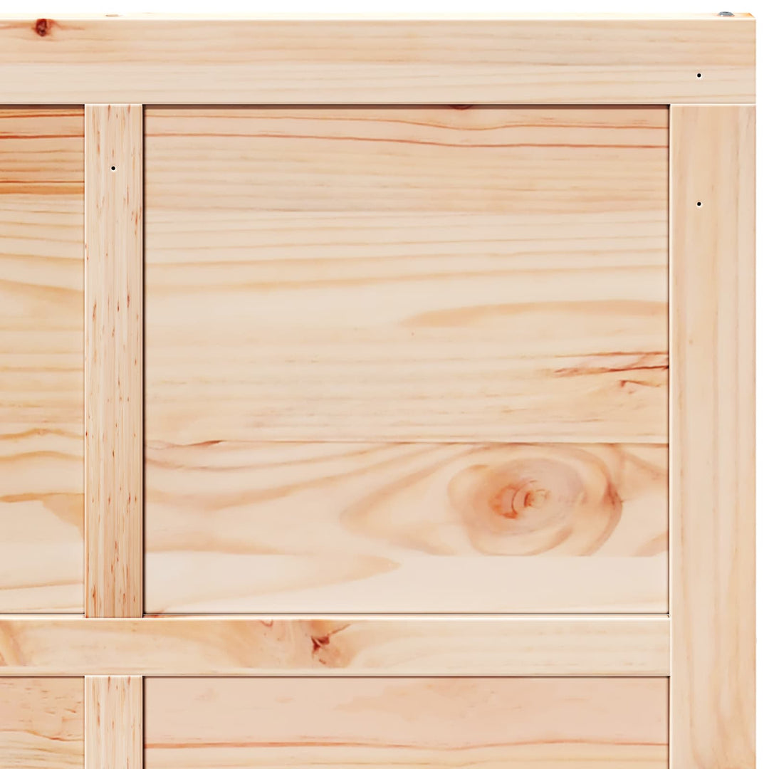 Ladedør Naturfarvet 100 x 2,5 x 208 cm Massivt fyrretræ