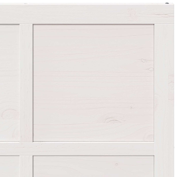 Ladedør Hvid 90 x 2,5 x 208 cm Massivt fyrretræ