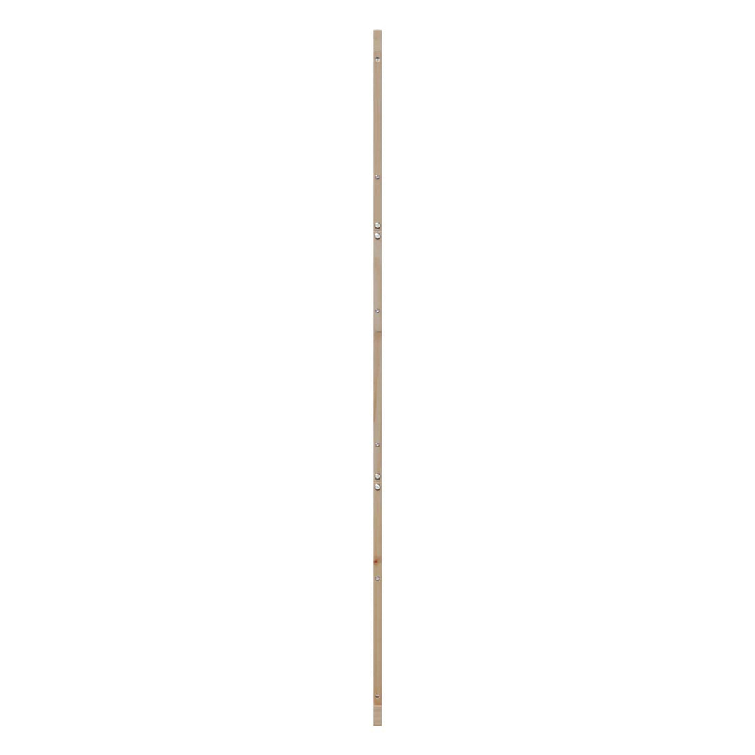 Ladedør Naturfarvet 80 x 2,5 x 208 cm Massivt fyrretræ