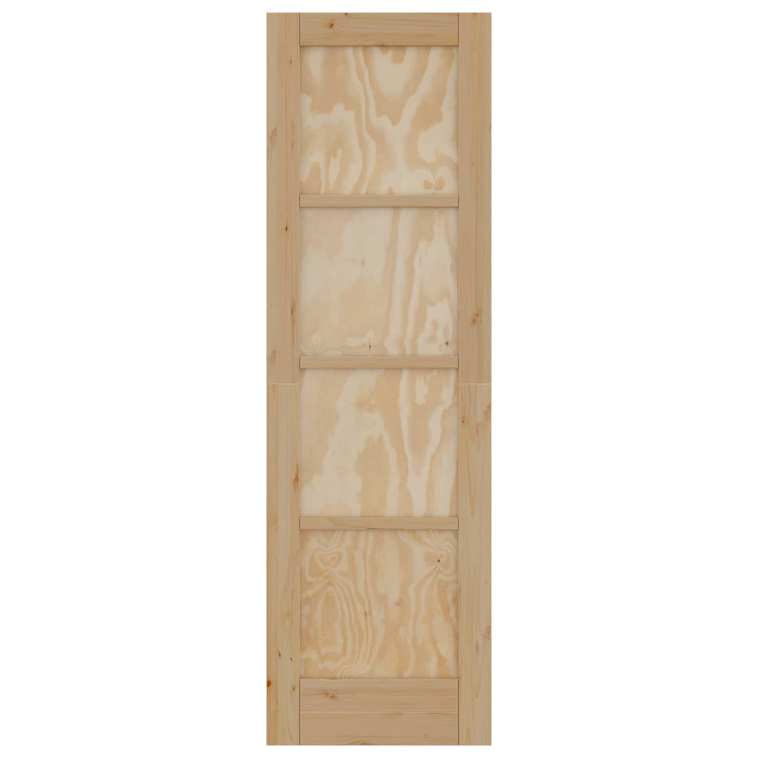 Indvendig Dør Naturfarvet 61 x 198,5 cm Krydsfinér