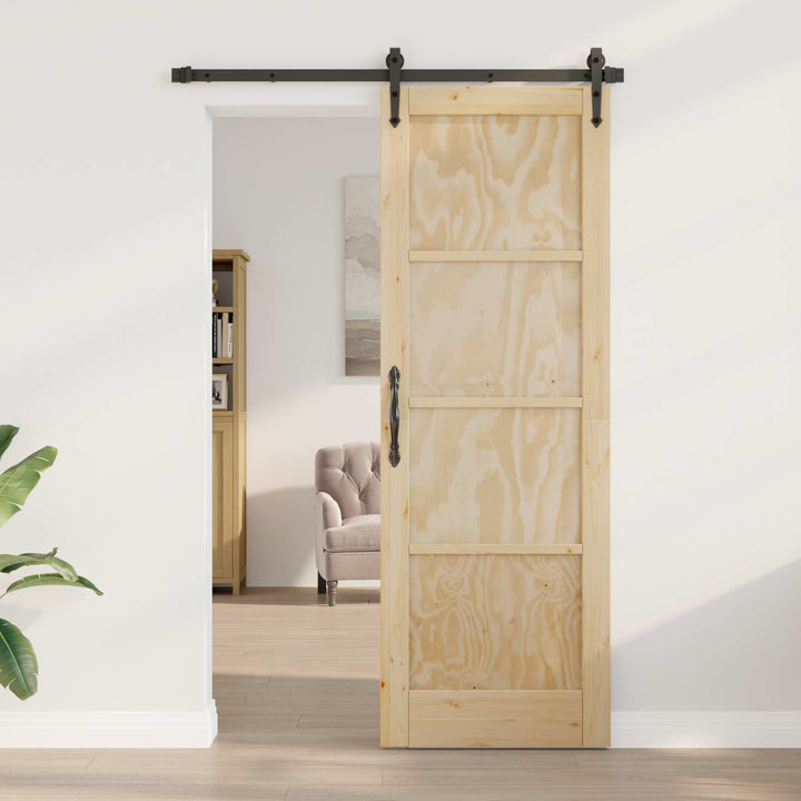 Indvendig Dør Naturfarvet 73,5 x 211 cm Krydsfinér