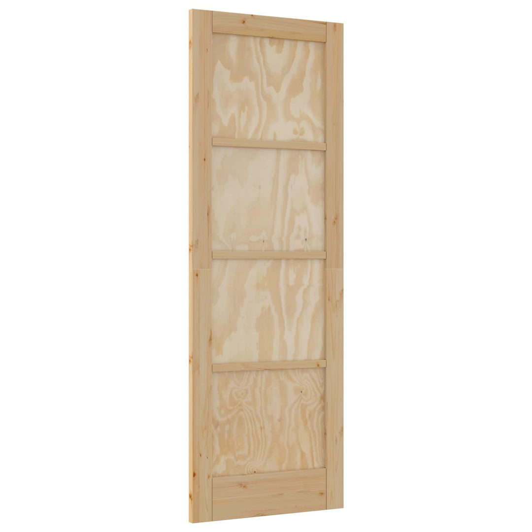 Indvendig Dør Naturfarvet 73,5 x 211 cm Krydsfinér