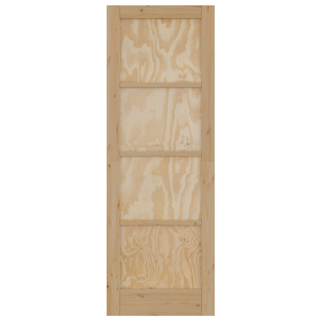 Indvendig Dør Naturfarvet 73,5 x 211 cm Krydsfinér