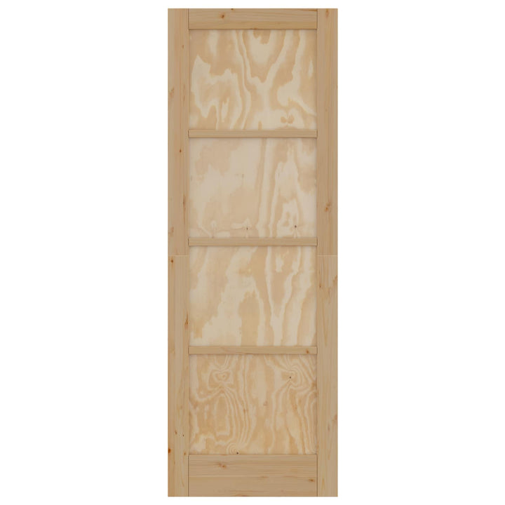 Indvendig Dør Naturfarvet 73,5 x 211 cm Krydsfinér