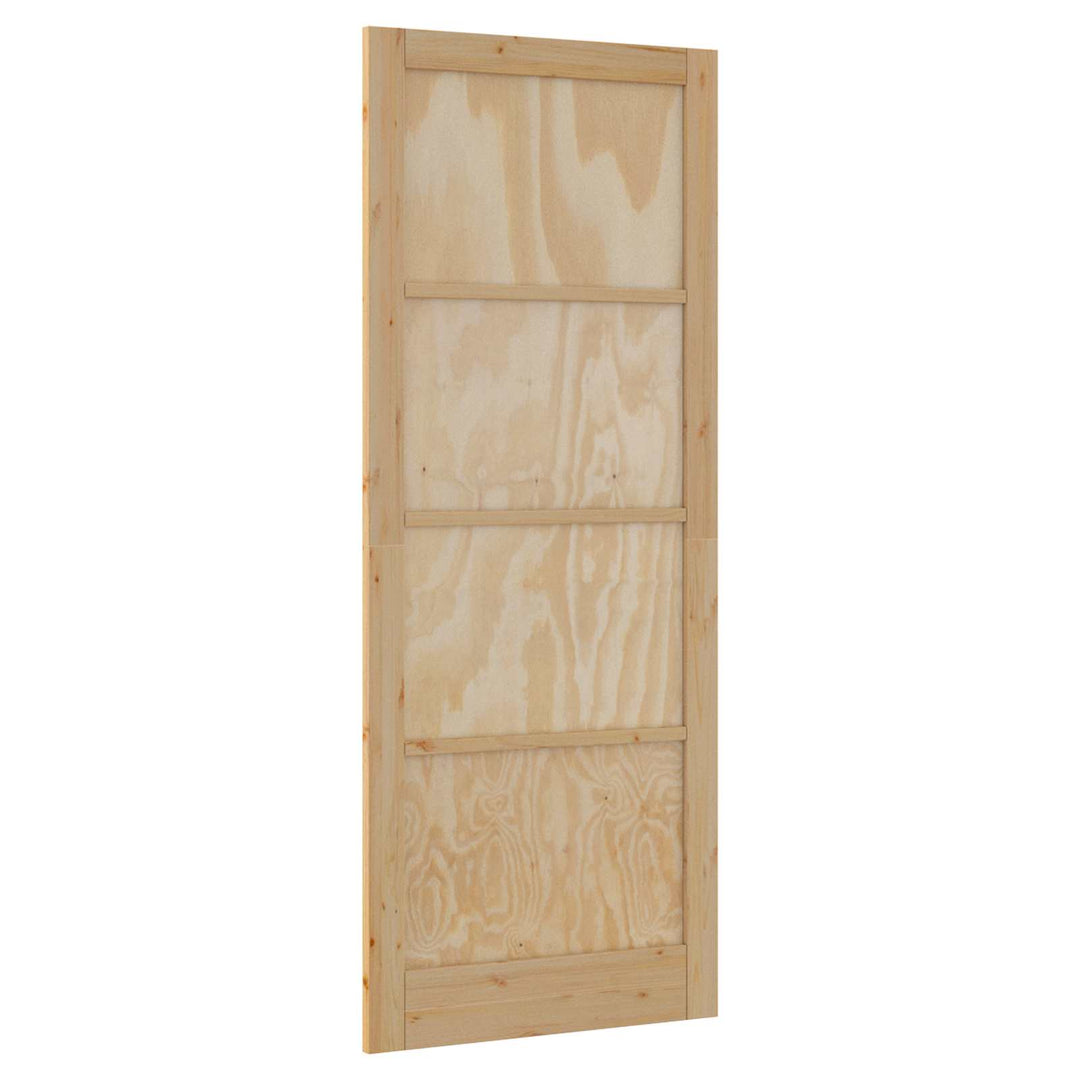 Indvendig Dør Naturfarvet 83 x 232 cm Krydsfinér