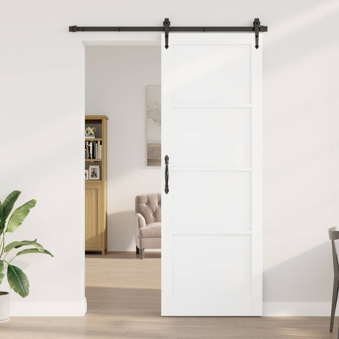Indvendig Dør Hvid 83 x 232 cm Krydsfinér