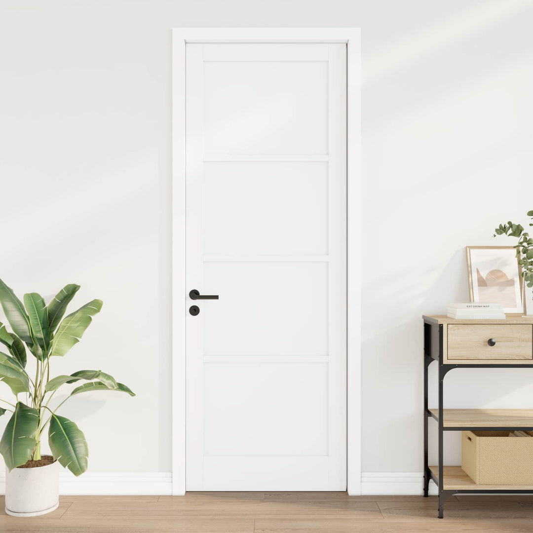 Indvendig Dør Hvid 83 x 232 cm Krydsfinér