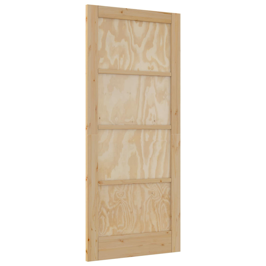 Indvendig Dør Naturfarvet 86 x 198,5 cm Krydsfinér