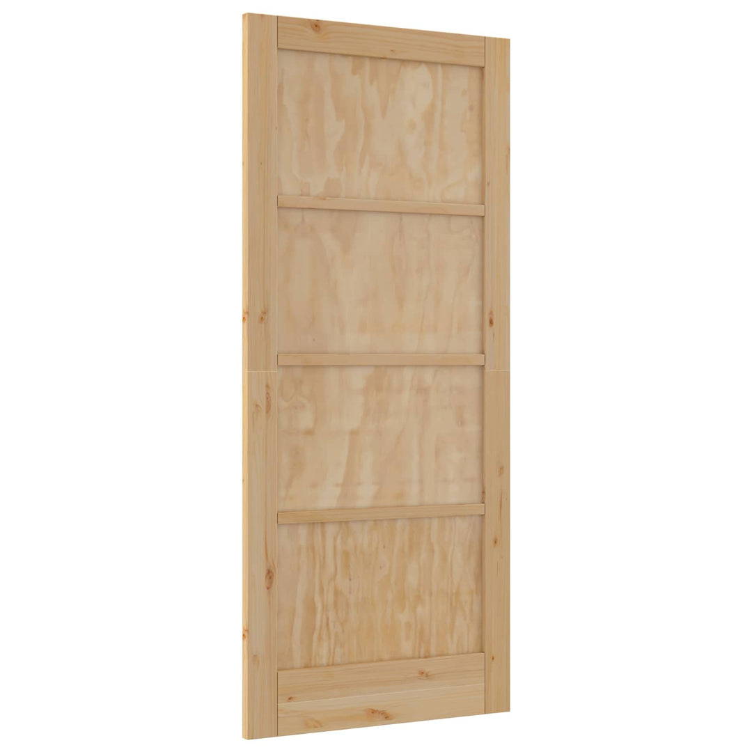 Indvendig Dør Naturfarvet 86 x 198,5 cm Krydsfinér
