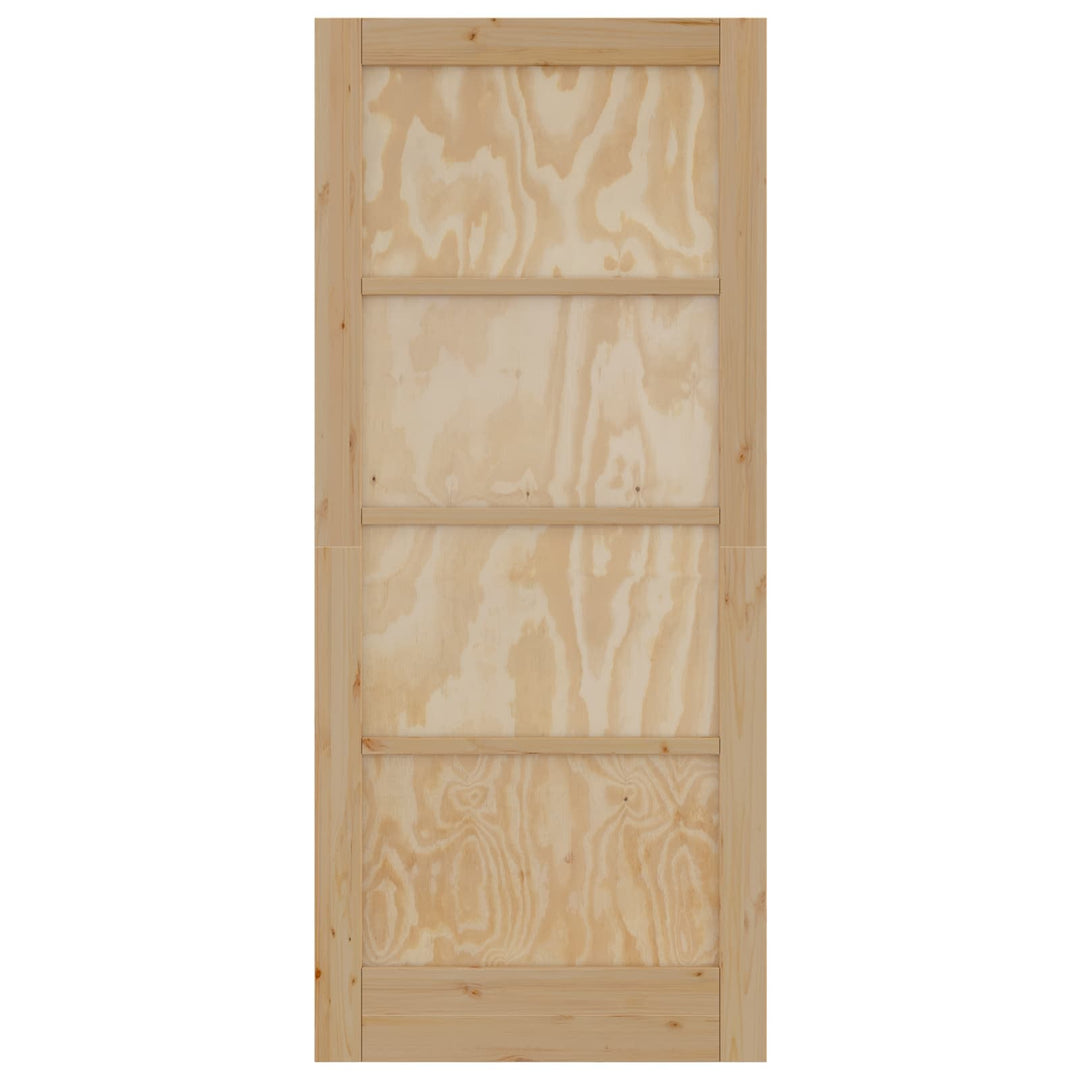 Indvendig Dør Naturfarvet 86 x 198,5 cm Krydsfinér