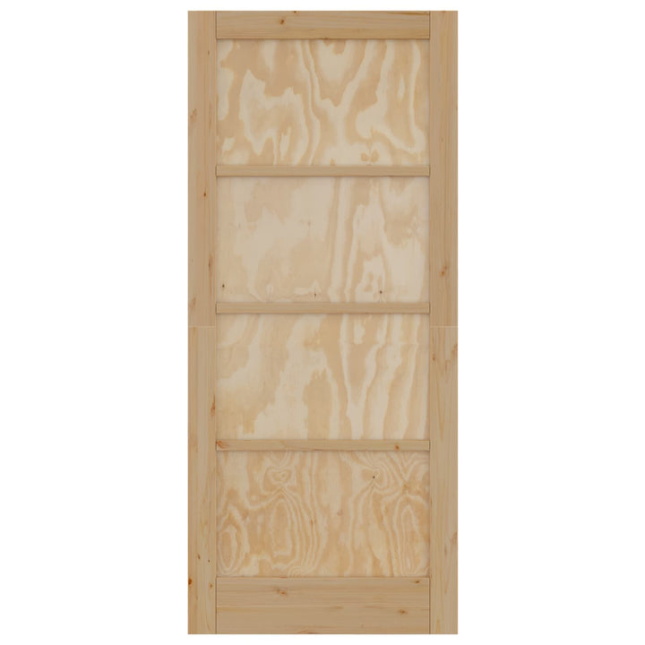 Indvendig Dør Naturfarvet 86 x 198,5 cm Krydsfinér