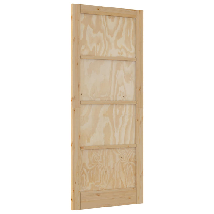 Indvendig Dør Naturfarvet 86 x 211 cm Krydsfinér