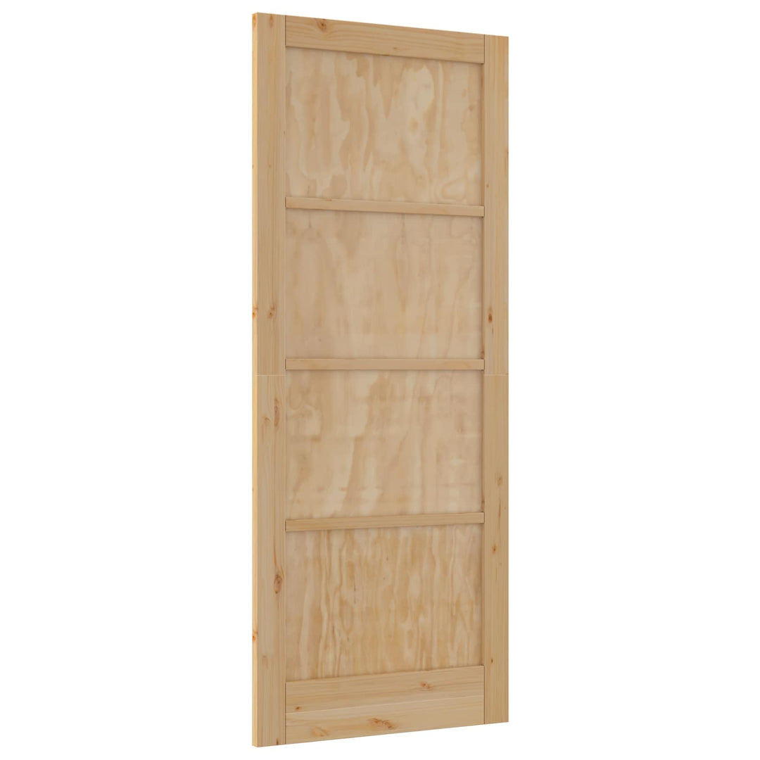 Indvendig Dør Naturfarvet 86 x 211 cm Krydsfinér