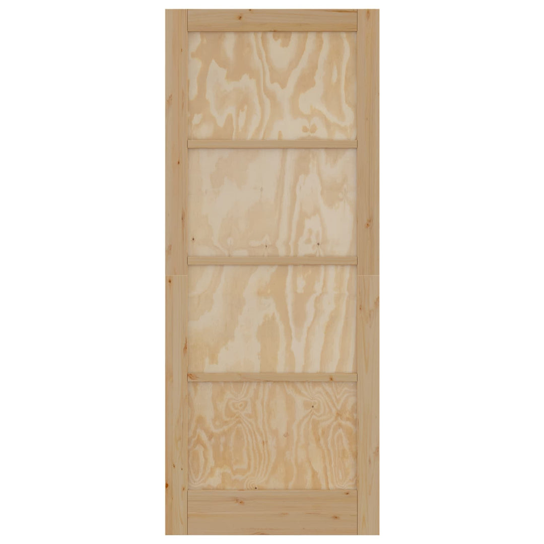 Indvendig Dør Naturfarvet 86 x 211 cm Krydsfinér