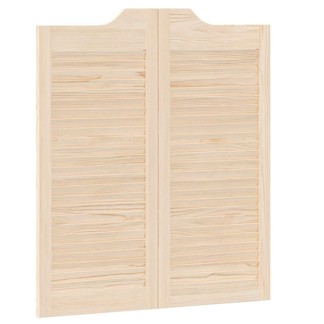 Svingdøre Naturfarvet 90 x 40 cm Massivt fyrretræ