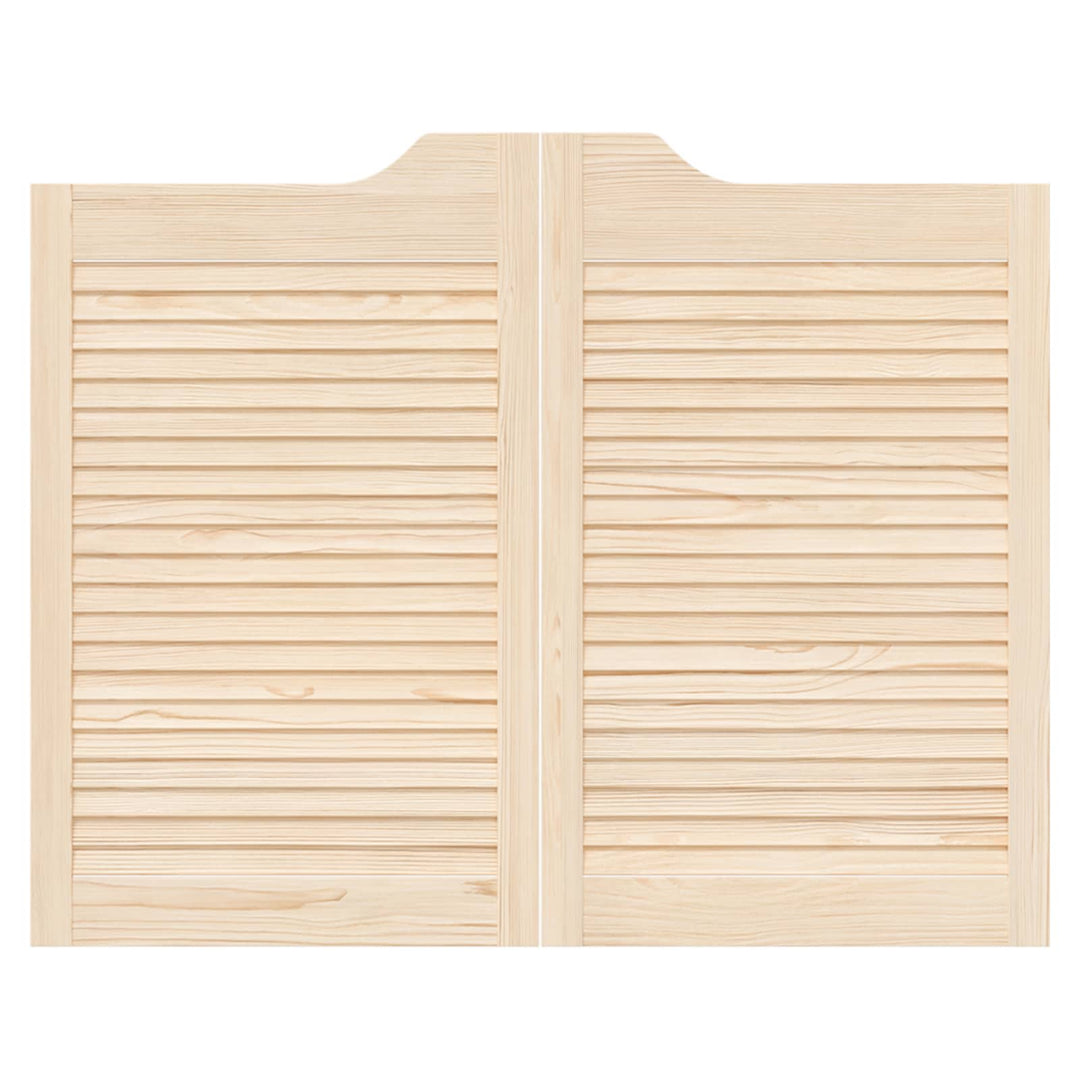 Svingdøre Naturfarvet 80 x 50 cm Massivt fyrretræ