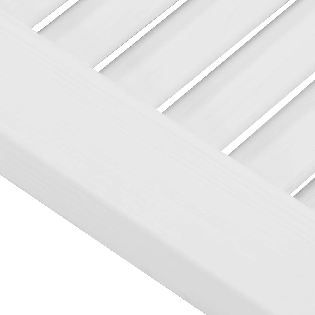 Svingdøre Hvid 100 x 40 cm Massivt fyrretræ