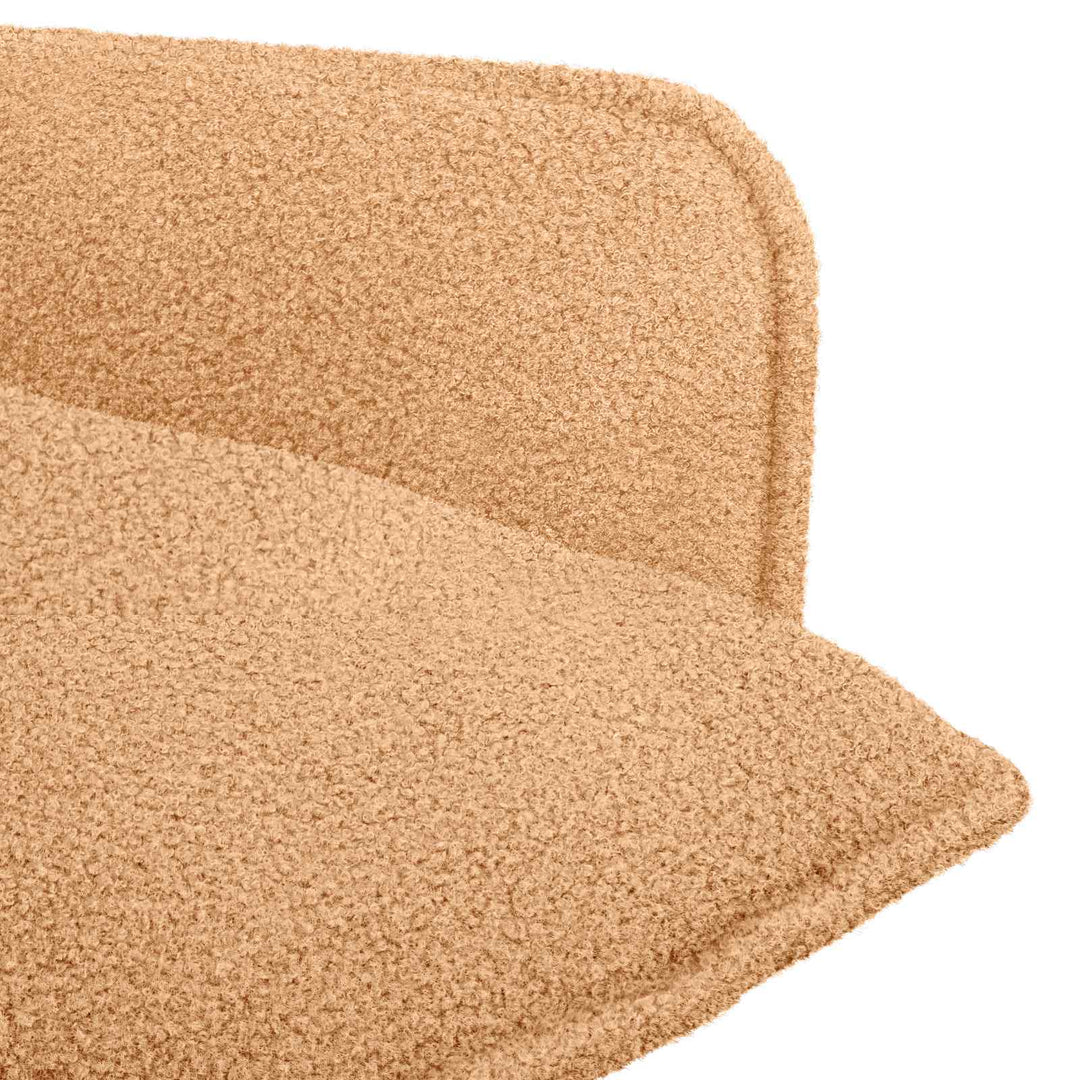 Lænestol Beige Bouclé