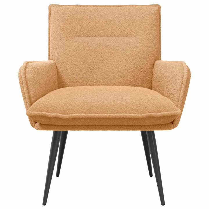 Lænestol Beige Bouclé