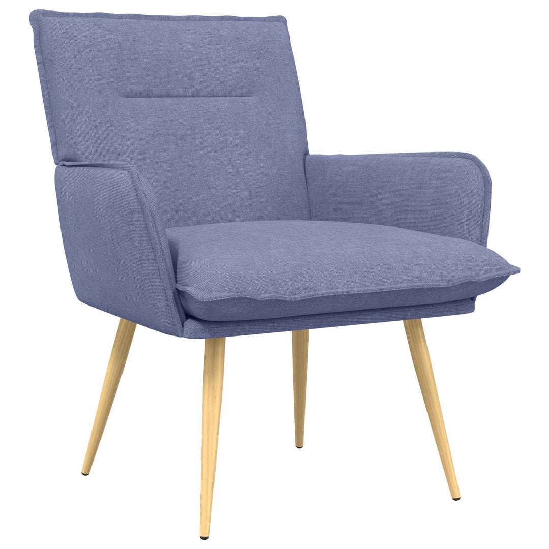 Lænestol Jeans blå Stof