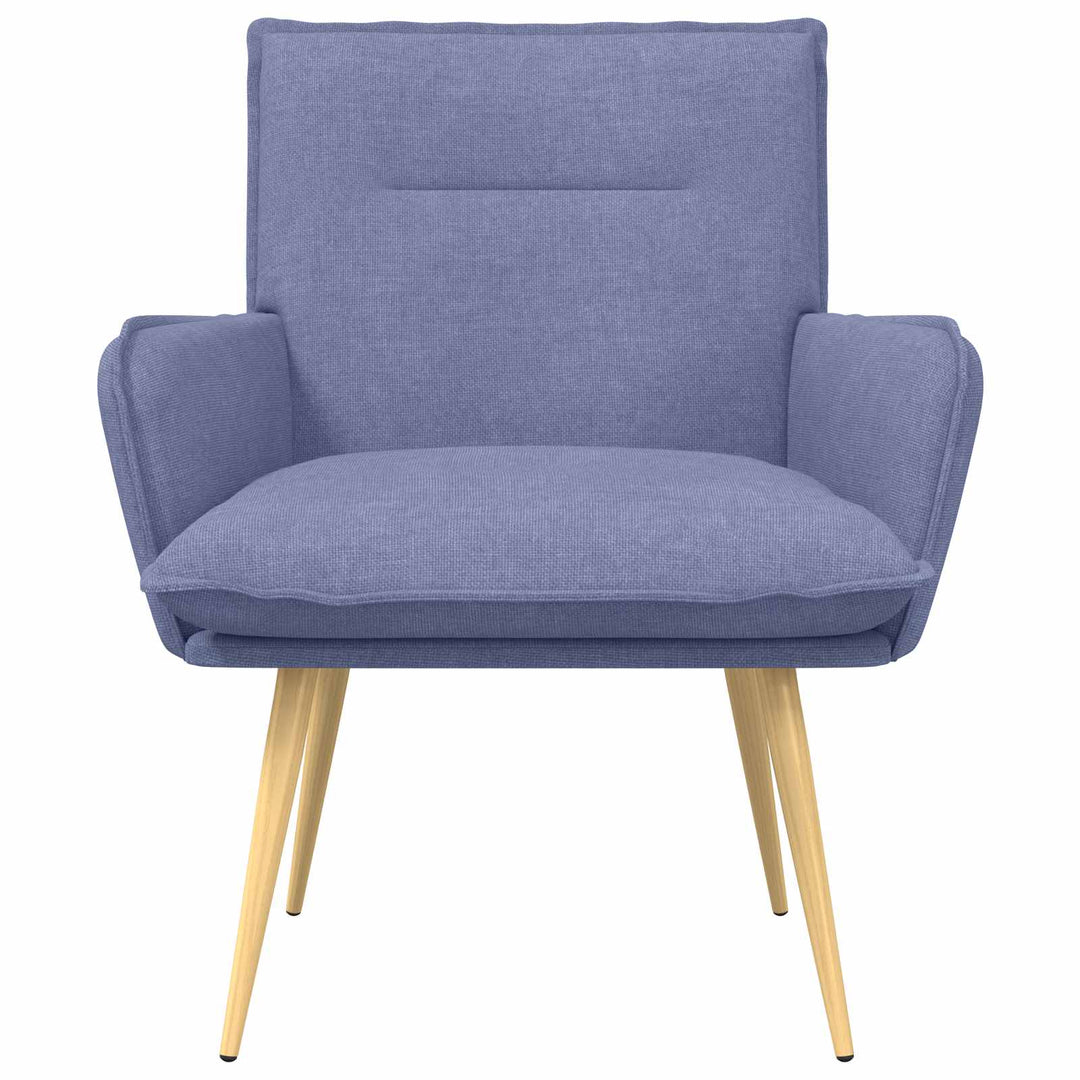 Lænestol Jeans blå Stof