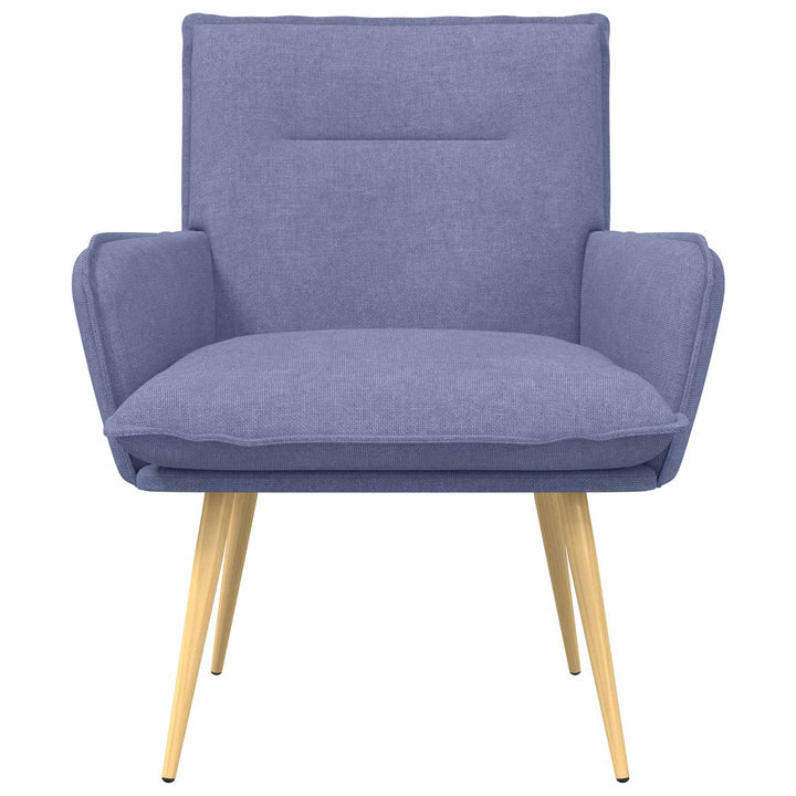 Lænestol Jeans blå Stof