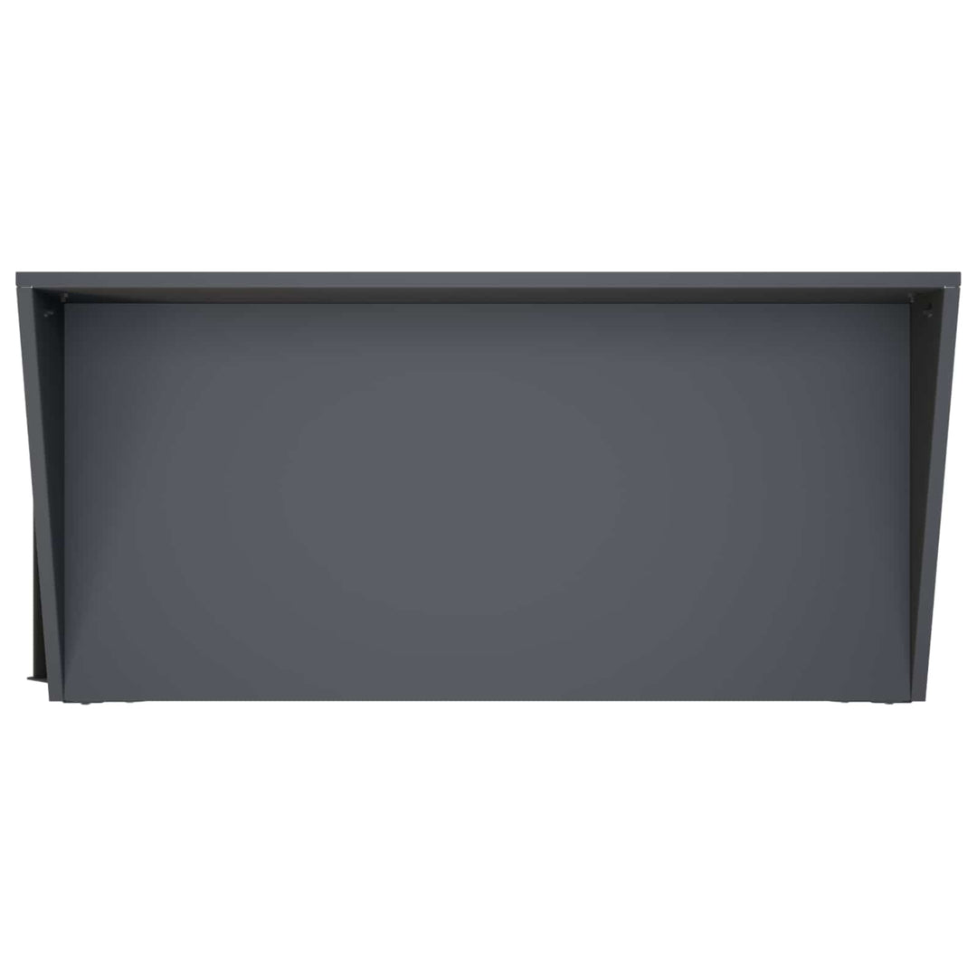 Pottebord med hjul 96 x 50 x 89 cm Koldvalset stål Antracit