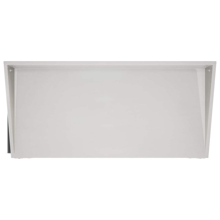 Pottebord med hjul 96 x 50 x 89 cm Rustfrit stål Sølv