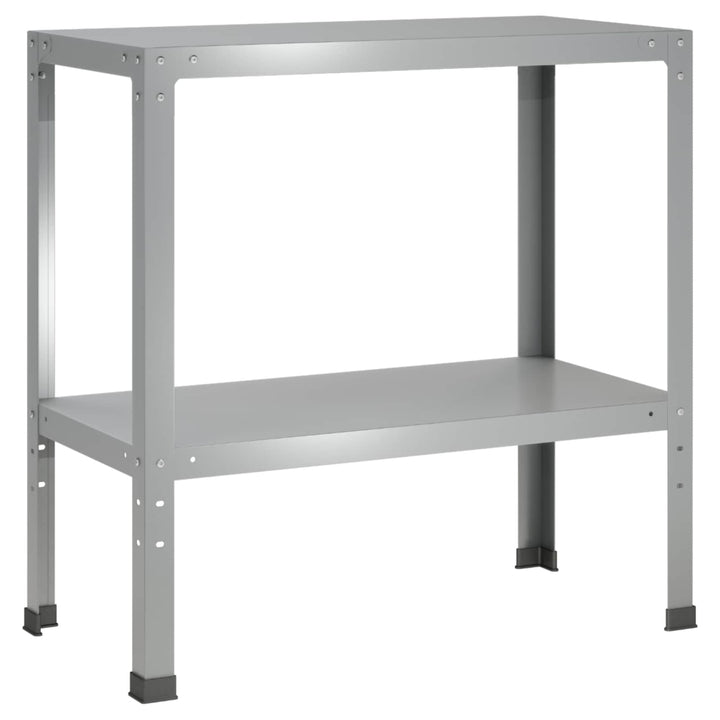 Plantebord 100 x 40 x 80 cm Galvaniseret stål Sølv