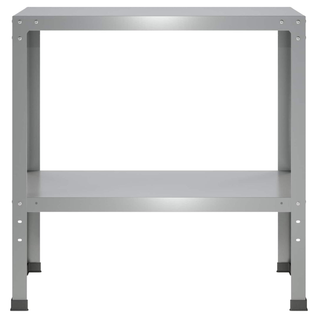 Plantebord 100 x 40 x 80 cm Galvaniseret stål Sølv