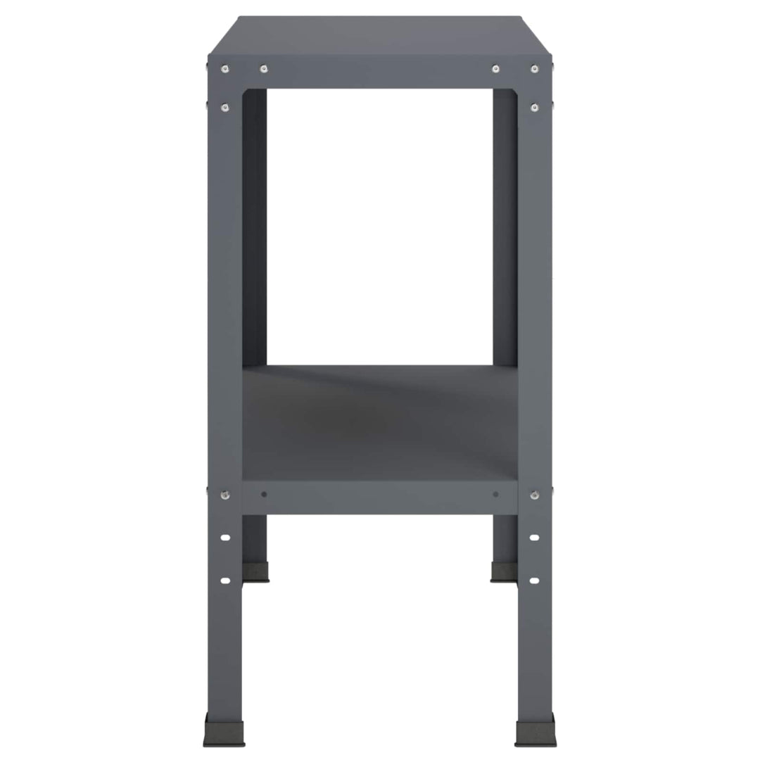 Plantebord 80 x 40 x 80 cm Pulverlakeret stål Antracit