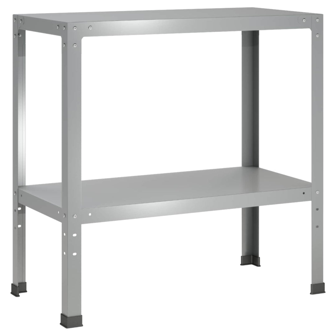 Plantebord 80 x 40 x 80 cm Galvaniseret stål Sølv