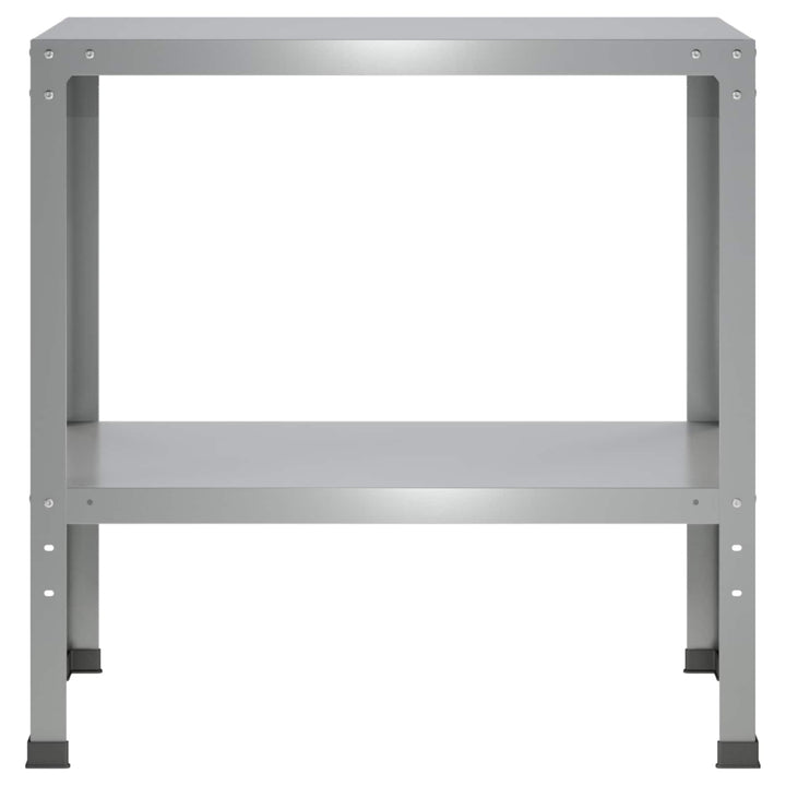Plantebord 80 x 40 x 80 cm Galvaniseret stål Sølv